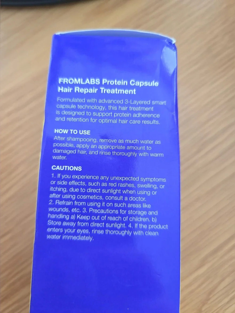 From Labs Protein Capsule Hair Repair Treatment - Yellow